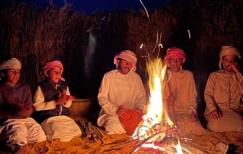 1 night remote camping in the desert with a real nomad